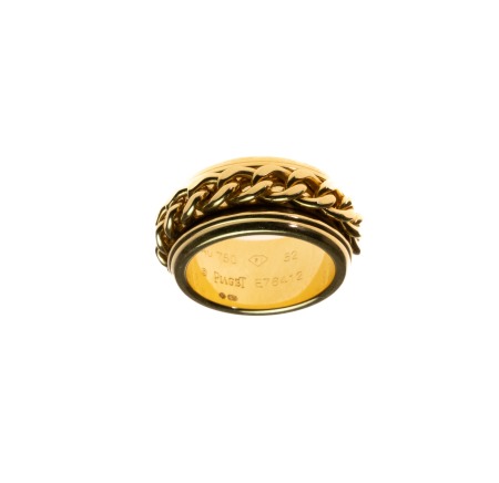 Stamp of Feldman International Auctions » Bijoux - Haute Joaillerie / Jewellery PIAGET Bague POSSESSION en or jaune 750, doigt 52-12,