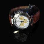 Stamp of Feldman International Auctions » Montres / Watches CARTIER Montre Chronographe Pasha, Ref. 1032