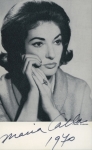 Stamp of Feldman International Auctions » Livres, Manuscrits & Partitions / Books, Manuscripts & Music MARIA CALLAS, PHOTOGRAPHIE SIGNÉE