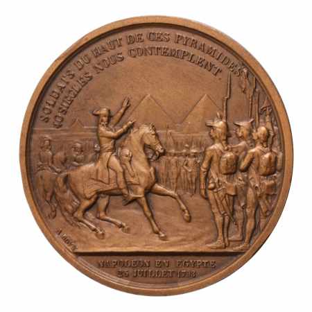 Egypt/France, medals, First Republic, Napoleon by the Pyramids, 40 g.