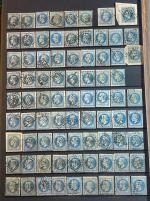 Stamp of France » Collections 1862, dans 3 classeurs, étude/accumulation de timbres