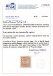 Stamp of Romania » 1858 (1st Nov.) - 1861 Moldavia - Handstruck at Jassy - Imperforate 80 parale brick-red on thin white paper, cancelled by a central ROMAN MOLDOVA 6/10