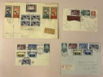 Stamp of France » Collections 1914-1948, bel ensemble d'environ 30 lettres semi-modernes