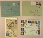 Stamp of France » Collections 1914-1948, bel ensemble d'environ 30 lettres semi-modernes