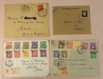 Stamp of France » Collections 1914-1948, bel ensemble d'environ 30 lettres semi-modernes