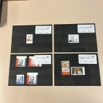 Stamp of Belgium 1850-1990, in stockcards hundreds of stamps and some