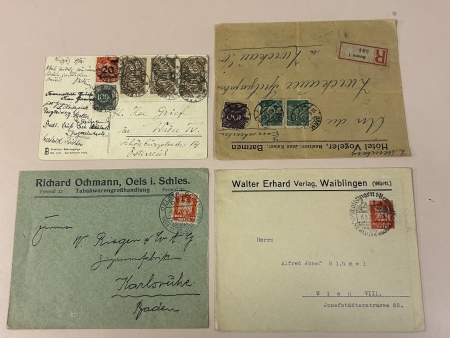 Stamp of Germany 1874-1953 Germany German Empire, Württembg., Bavaria postal sta. lot (200) + div.50 others