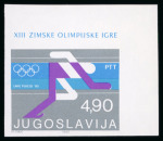 Stamp of Olympics » 1980 Lake Placid Yugoslavia: 1980 Lake Placid set of two in imperf.