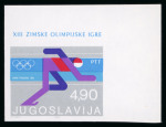 Stamp of Olympics » 1980 Lake Placid Yugoslavia: 1980 Lake Placid set of two in imperf.