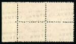 Stamp of Lithuania 1941 Lithuania, 60 k lilac-red, Michel 8; strongly misplaced overprint