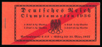 Stamp of Olympics » 1936 Berlin 1936 Germany Michel #H42 Olympic Games 1936 booklet, two booklets