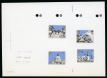 Stamp of Olympics » 1984 Sarajevo Yugoslavia: 1982 Sarajevo Winter Olympics, two composite proofs of the set on photographic paper