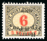 Stamp of Ukraine » Western Ukraine 1919 Western Ukraine, overprint on Bosnia portomarken, ovpt. on 6 h