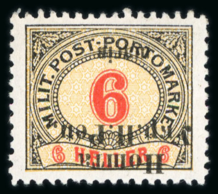 Stamp of Ukraine » Western Ukraine 1919 Western Ukraine, overprint on Bosnia portomarken, ovpt. on 6 h