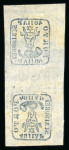 Stamp of Romania » 1858 (1st Nov.) - 1861 Moldavia - Handstruck at Jassy - Imperforate 40pa blue, attractive specialised assembly of unused