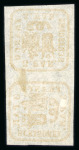 Stamp of Romania » United Principalities 1862-1864 3pa orange yellow, attractive specialised assembly