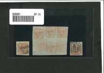 Stamp of Romania » United Principalities 1862-1864 6pa orange yellow, attractive specialised assembly