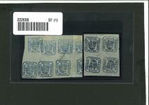 Stamp of Romania » United Principalities 1862-1864 30pa blue, attractive specialised assembly of unused