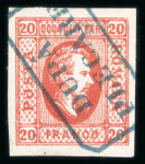 Stamp of Romania » United Principalities 1864-1865 Prince Cuza 2pa to 20pa, attractive specialised assembly of unused