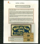 Stamp of Olympics » 1904 St. Louis 1904 St Louis Word's Fair collection of covers, cancels, etc.