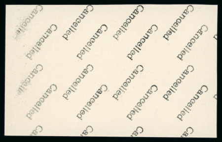 1933 Airmail definitive 5m brown and black center, imperforate proof