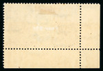 Stamp of Egypt » 1922-1936 King Fouad I Definitives » Issued Stamps 1927-37 King Fouad 2nd Portrait 500m brown and blue mint l.h. lower left marginal with control no A/27