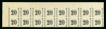 Stamp of Egypt » 1884 20pa on 5pi green 1884 overprint for the 20pa on 5pi, large multiple of 16 overprints