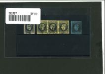 Stamp of Romania » 1866-67 Prince Carol I - Coloured Papers 2pa to 20pa, attractive specialised assembly of unused