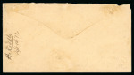 Stamp of United States 1847-72 USA, 7 better covers, incl. very attractive 1862 cover from Franklin, NH to Charlestown