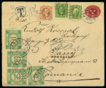 Stamp of Romania » Collections, Lots etc. 1896-1906 Attractive and unusual assembly of over fifty