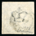 Stamp of Denmark 1851, Denmark 2 RBS Thiele printing, an attractive stamp with very wide margins