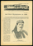 Stamp of Olympics » 1896 Athens » Memorabilia Group of contemporary articles about the 1896 Olympics