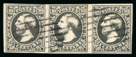 Stamp of Luxembourg 1852 Luxembourg two cards with range of 10c and 1sgr, very fine