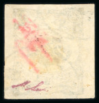 Stamp of Persia » 1896-1907 Muzaffer ed-Din Shah (SG 113-297) 1902 Iran, Meshed provisional issue, 5ch black with red initials, two very fine used singles