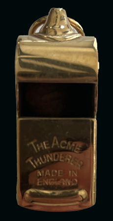 Stamp of Thematics » Sport and Games » Football 1966 World Cup in England, referee's whistle inscribed "The Acme Thunderer / Made in England"