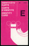 Stamp of Olympics » 1976 Innsbruck 1976 Innsbruck, two paper identity cards