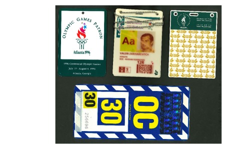 Stamp of Olympics » 1996 Atlanta 1996 Atlanta group of IDs and passes incl. car permits
