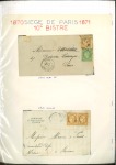 Stamp of France » Collections France: 1800-1970, Belle collection d'histoire postale