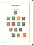 Stamp of Large Lots and Collections Germany: 1881-1945, Used collection housed in 3 Leuchtturm
