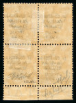 Stamp of Italy » Regno d'Italia 1922 Philatelic Congress et of four in cancelled-to-order blocks of four with the Philatelic Congress key-hole ds