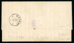 Stamp of Austria » Donau Steamship Company 1866-68 Donau Steamship Company 10kr green, type I, tied to cover