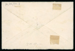 Stamp of Colonies françaises » Diégo-Suarez 1904 Madagascar, Diego Suarez, three letters with bisects of Madagascar