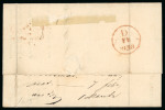Stamp of Danish West Indies 1842-67, group of four covers incl. 1862 "PAID / AT / ST. THOMAS" crown circle hs