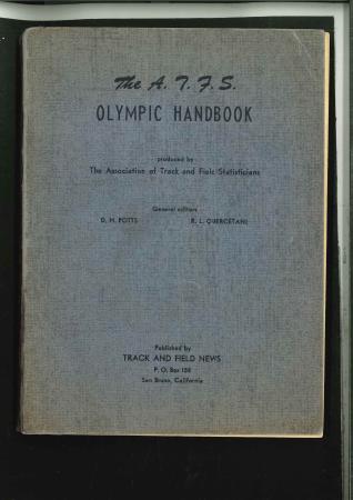 Stamp of Olympics » 1952 Helsinki "The A.T.F.S. Olympic Handbook", published by Track and Field News for the 1952 Games
