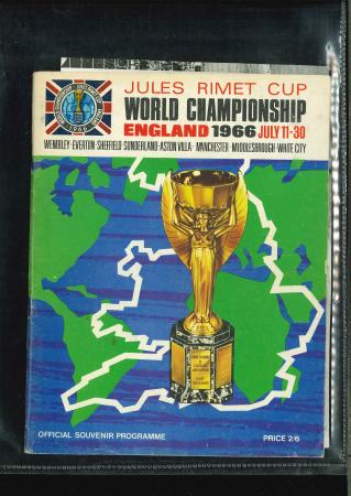Stamp of Thematics » Sport and Games » Football England    Official program of 1966 World Cup + original