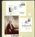 Stamp of Olympics » Collections & Miscellaneous Lots 1925-92, collection of autographs and covers from IOC Congress/Sessions in an album