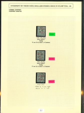 Stamp of Ireland » 1922 (Feb) Dollard Overprints (T1-T14) 4d grey-green, overprint in carmine, mint nh, mint,