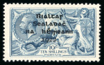 Stamp of Ireland » 1922 (Jul-Nov) Thom Overprints (T25-T41) 10s dull grey-blue, mint single, with broken "S" in