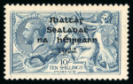 Stamp of Ireland » 1922 (Jul-Nov) Thom Overprints (T25-T41) 10s dull grey-blue, mint single, with broken "S" in