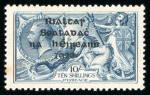 Stamp of Ireland » 1922 (Feb) Dollard Overprints (T1-T14) 10s grey-blue, mint single, with broken "S" in POSTAGE,